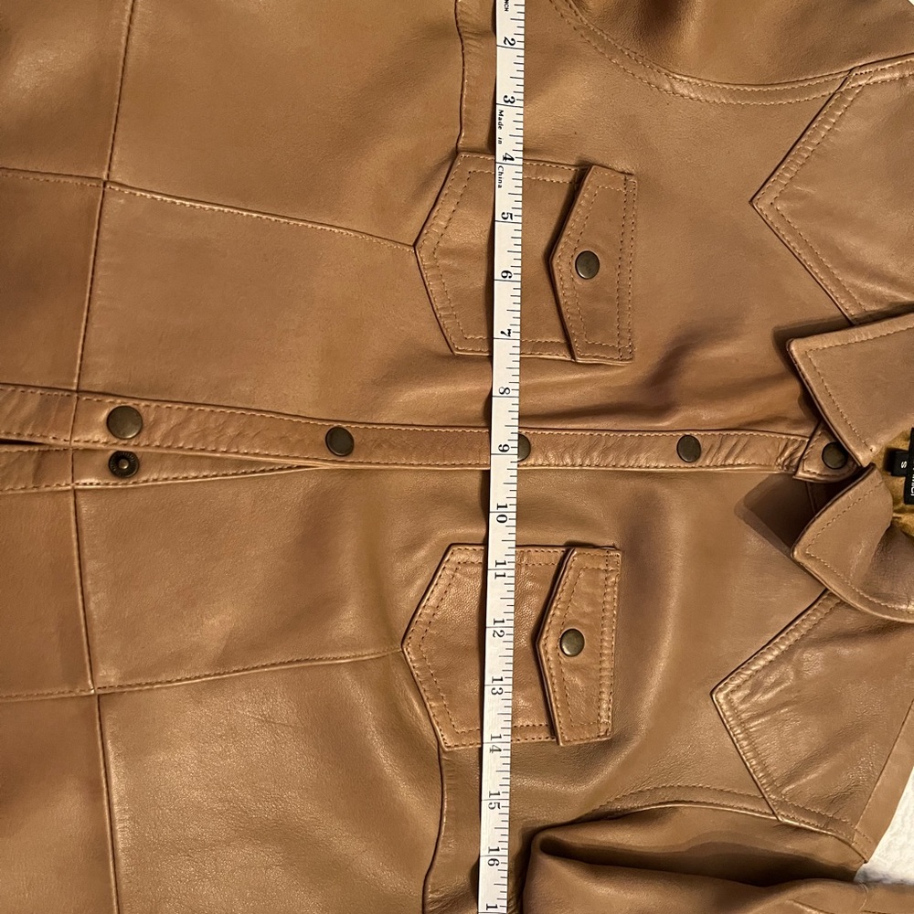 Butter soft genuine leather western shirt jacket - Picture 2 of 9